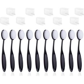 UNIMEIX 10 Pack Craft Ink Blending Brushes Set Tool Card Making Supplies Blender Brush for Card Making（Size 4, 0.82" Brush Head）