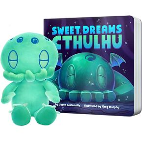 C is for Cthulhu Sweet Dreams Cthulhu & Glow-in-The-Dark Plush Bedtime Bundle (Standard Plush (12 inches))