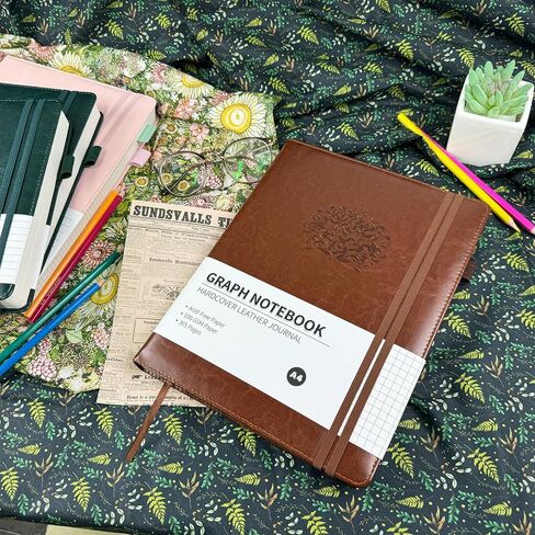 Lined Journal Notebook A4 Thick Notebook 365 pages Leather Notebook for women 8.5x11 notebook college ruled for note taking Green Thick Journal for men A4 Hardcover Leather notebook for school and work in Kuwait
