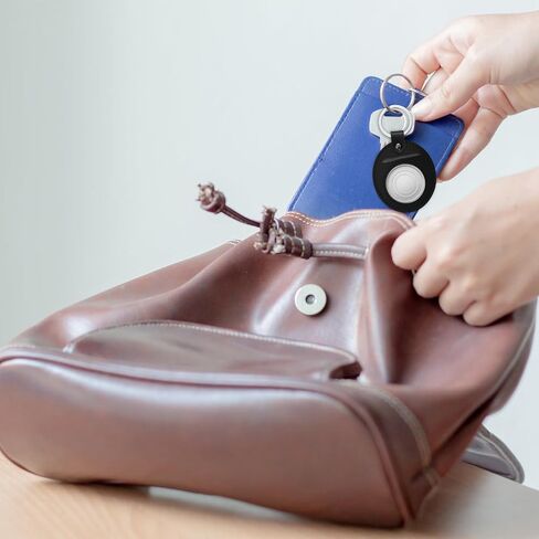 BOXOB Leather AA Coin Holder Keychain, Scratchproof, Displays Sobriety Chips, Recovery, Commemorative Coins & Tokens in Saudi Arabia