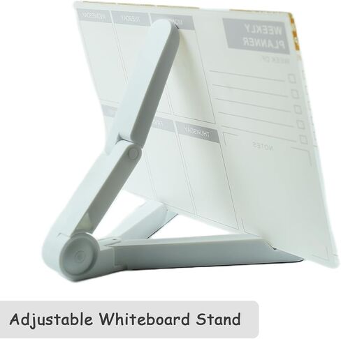 Desktop Thickened Acrylic Dry Erase Board, Weekly White Board with to Do List, Tabletop Whiteboard with Stand, Frameless Dry Erase White Board，9.5"x6.7" for Office, Home, School(Desktop-WH-1724) in Saudi Arabia