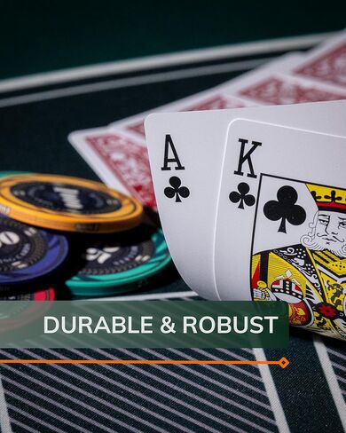 Bullets Playing Cards – Waterproof Plastic Playing Decks, Whit Cut-Card – Durable Deck for Poker, Skat, Rummy, for Adults Bridge Size Double Pack with Standard Index, Decks 52 Cards, 2 x 2 Joker in Kuwait