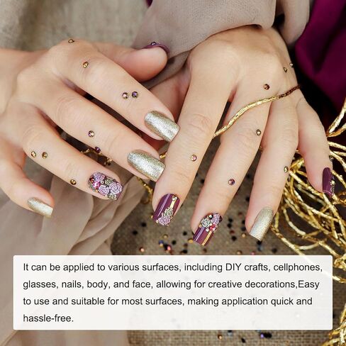MECCANIXITY 3584 Pcs 8 Sheets Deep Blue Rhinestone Stickers 3/4/5/6 mm Self Adhesive Rhinestones Gems for DIY Decoration Craft Face Eye Nails Hair Make Up in Saudi Arabia