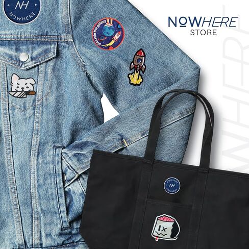 NH Sneaker Iron on Patches - بقع التماثيل التريسي للديكور ، 2.9x2 بوصة ، أبيض in Saudi Arabia