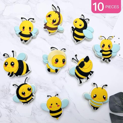 Easter Bee Food Focal Beads for Pens, Silicone Focal Beads Bulk for Bead Pens Keychain Bracelet Jewelry Making (Food) in Kuwait