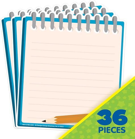 Eureka Back to School Dr. Seuss One Fish, Two Fish Paper Cut Out Classroom Decorations, 36 pc, 5.5'' W x 5.5'' H in Saudi Arabia