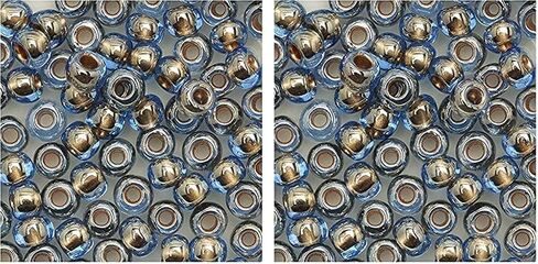 Toho Seed Beads, Gold Lined Lt Montana Blue in Kuwait