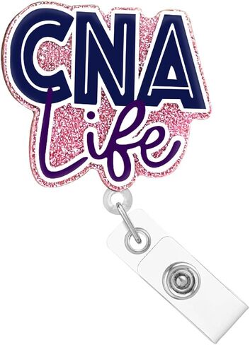 Cute Strawberry Badge Reel Retractable Clip Red Nurse Nursing Medical Badge Reels Holder for Nurses RN CNA Acrylic Badge Clips Doctor Name Tag Card Hospital Office Accessories in Kuwait