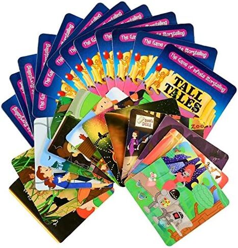 SCS Direct ، Tall Tales Story Story Game - The Educational Family Game of Infinite Storyslay -Award Game ، Waoard Game ، 5 طرق للعب - تعزز المهارة الإبداعية واللغة ، والهدية in Kuwait