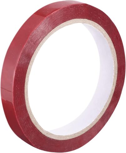 Meccanixity Transfer Transfer There Security Security Packaging Backing Tape ، 9/16 بوصة × 55 ياردة × 2 مل شريط مقاوم للعبث ، أحمر in Saudi Arabia
