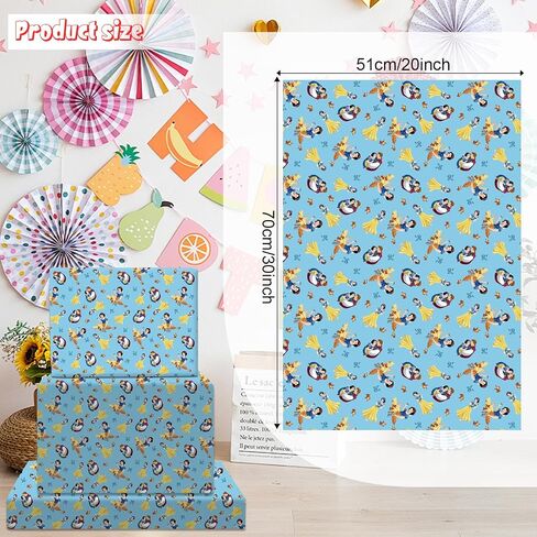 Omto 4 Pcs Lion Kings Wrapping Paper for Baby Shower Kids Birthday Lion Kings Party Decorations Wedding DIY Crafts Gift Packing, 20 x 30 Inch (Lion Kings) in Saudi Arabia