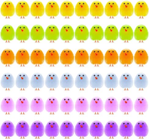 Plulon 8 PCS Mini Chicks Easter Dickens Clotful Easter Chicks Fluffy Baby Chick Easter Chenille Chicks Easter Egg Bonnet Decorations for Easter Egg Hunt Party Supplies Supplies in Kuwait