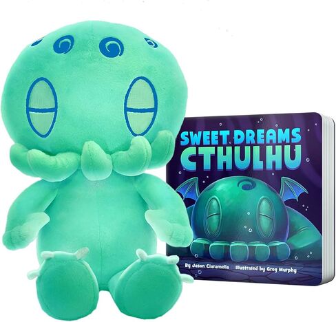 C is for Cthulhu Sweet Dreams Cthulhu & Glow-in-The-Dark Plush Bedtime Bundle (Standard Plush (12 inches)) in Saudi Arabia