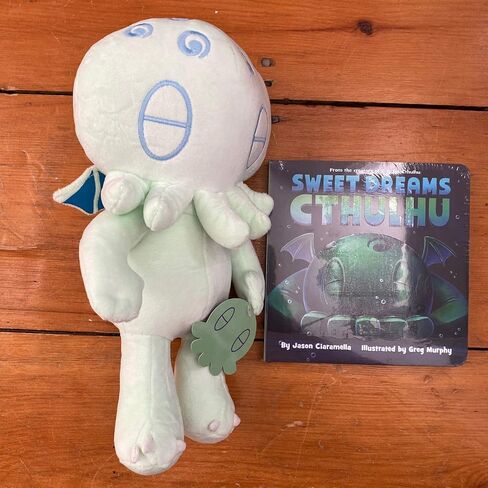 C is for Cthulhu Sweet Dreams Cthulhu & Glow-in-The-Dark Plush Bedtime Bundle (Standard Plush (12 inches)) in Saudi Arabia