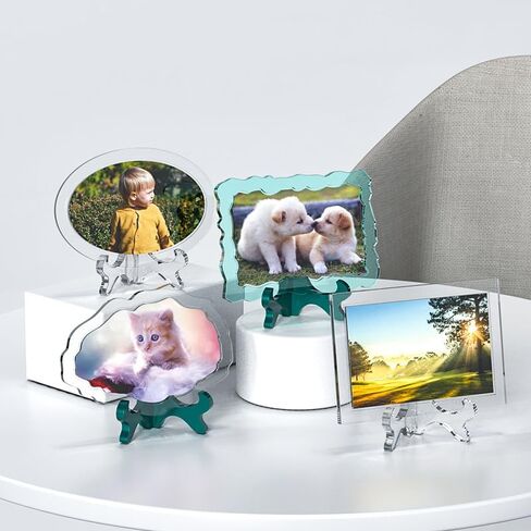 Playing Mold Photo Frame Mold, 6Pcs Square and Circular lace Photo Frame Silicone Epoxy Molds for DIY Personalized Photo Souvenir Handmade Crafts Home Decoration Crafts Table Decor in Saudi Arabia