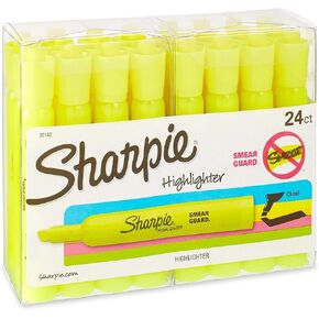 Sharpie Accent Yellow Highlighters - 24 Pack