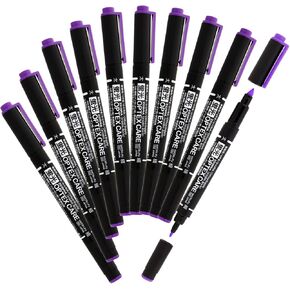 ZEBRA B-WKCR1-PU Highlighter, Optex Care, Purple, 10 Pens