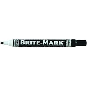 BRITE-MARK Medium Tip Paint Marker, Black, Model: 84002, Tools & Hardware store