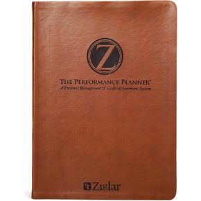 The Performance Planner | Leatherette Edition | By Zig Ziglar | Daily Planner Journal and For Daily Weekly Monthly and Yearly Goal Setting And Achieving