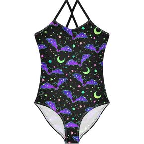 Girls One Piece Swimsuit Bathing Suit Beachwear 3-10T