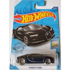 Hot Wheels 2020 Factory Fresh '16 Bugatti Chiron, Black 89/250