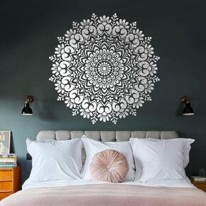 Texture Stencils for Craft and Art Mandala Pattern Stencils (22 X 35 inches, DMA-67)