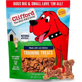 Clifford® Dog Sausage Treats | Healthy Dog Treats Training for All Breed Dogs | Real Chicken Sausage Dog Treats, Grain Free, Rawhide Free, Low Calorie Dog Treats - Limited Ingredients (24oz)