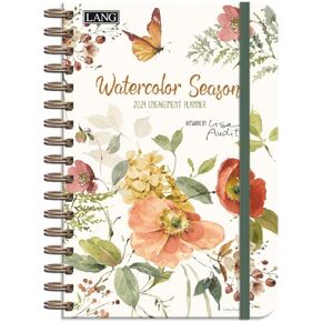 LANG Watercolor Seasons 2025 Spiral Engagement Planner (25991011110)