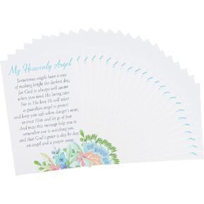 Dicksons My Heavenly Angel Message Blue 3 x 2 Mini Cardstock Bookmarks Pack of 24