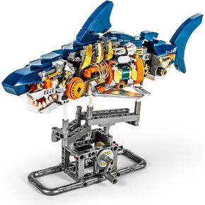 SEMKY Ocean Series Shark Building Blocks Set (687Pieces) Creative Sea Animal Model Gifts for Kid and Adult