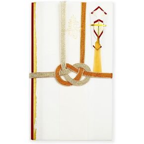 Traditional Japanese Money Envelopes, Washi Japanese Paper (Gold And Silver Knot), Decorative Fancy Envelopes for Cash, Wedding Gifts, Celebrations (6 Packs, Bulk Pack)