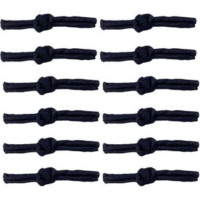 10 Pairs Chinese Knots Sewing on Buttons Closure Knots Sewing Buttons Fasteners for Cheongsam Tang Suit Scarf Cardigan Sweater Cloak Coats Costumes Outfit Sewing(Black, 1z)