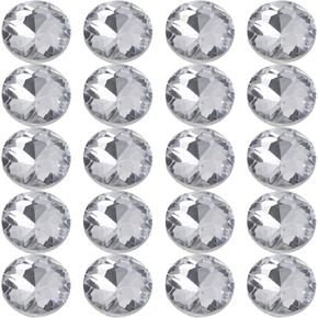 RDEXP Sofa Headboard Upholstery Crystal Buttons Pack of 20 (Diameter:20mm/0.79inch)