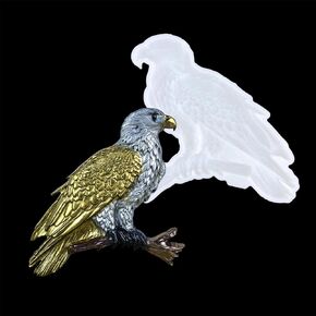 Eagle Resin Mold 3D Animal Silicone Molds Eagle Wall Hanging Resin Mold Eagle Silicone Molds for Epoxy Resin Casting DIY Art Crafts Home Desktop Cabinets Decor (Eagle Mold)