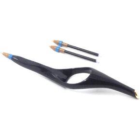 Grandee Ring Pen Ergonomic Ball Point Pen with 2 Refills (Black Ink)