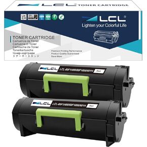 LCL Remanufactured Toner Cartridge Replacement for Lexmark 60F1H00 60F1000 601H 10000 Page MX310 MX310dn MX410 MX410de MX510 MX510de MX511 MX511dte MX511dhe MX511de MX610 MX610dw MX611de MX611dhe (2K)