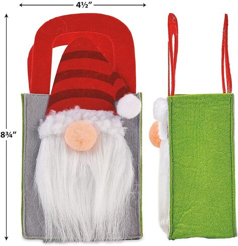 Elf Pants Christmas Treat Bags, Set of 6 Gift Bags for Children Holiday Parties Teachers Decorations in Saudi Arabia