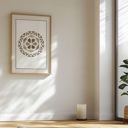 Nbeads 12pcs 12 أنماط زهرة الإستنسل ، 11.8 × 3 بوصة من زهرة طلاء جدار الطلاء قابلة لإعادة الاستخدام قابلة لإعادة الاستخدام in Kuwait