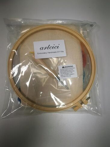Artcici التطريز مجموعات حيوانات حيوانات لطيف للبالغين للمبتدئين ، مجموعة كاملة من مجموعات الإبرة المدى المدى المدى (الزهور) in Kuwait