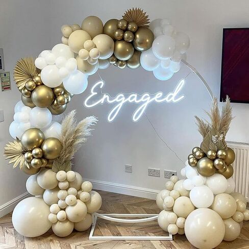 18 Inch White Sand Large Balloons - 35Pcs Thick Sand White Cream Balloons Big Round Latex Party Balloons for Birthday Baby Shower Wedding Graduation Themed Party Decorations in Saudi Arabia