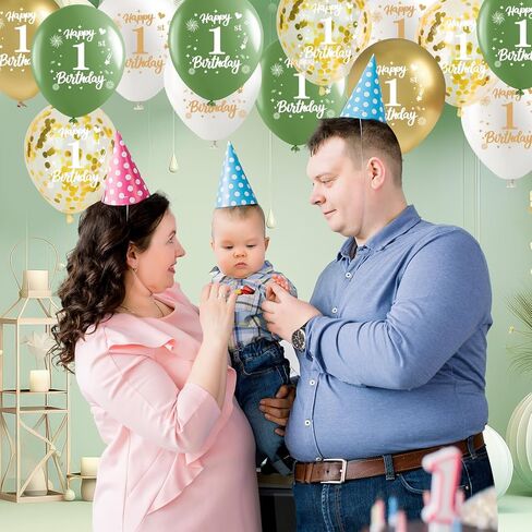 40th Birthday Balloons 24Pcs Sage Green Gold Fortieth Birthday Latex Balloons Confetti Balloons Green Gold 40th Birthday Party Decorations for Women Men 40 Year Birthday Anniversary Supplies 12inch in Kuwait