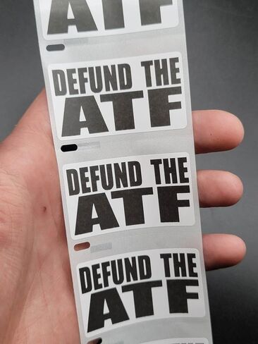50pcs "Defund the ATF" ملصقات ملصقات الكمية الضخمة in Saudi Arabia