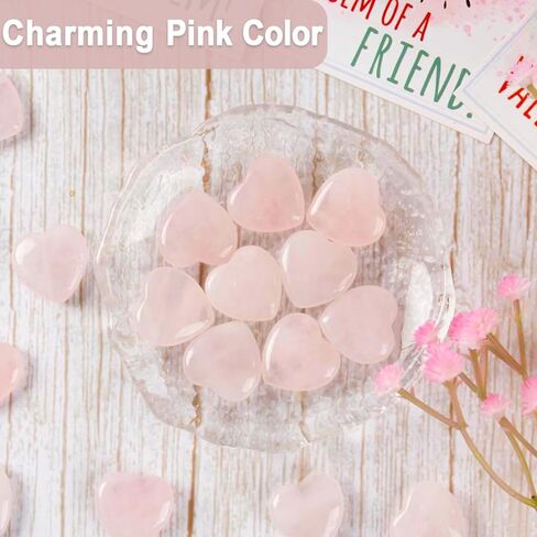 Valentines Day Gifts for Kids - 24 Pack Valentines Cards with Pink Heart Shaped Plastic Stones for Boys Girls Toddlers Valentines Gift Exchange Class Classroom School Valentines Day Party Favors in Kuwait