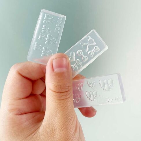 3Pcs Resin Nail Art Decorations Mold Mini Size Rose Daisy Floral Silicone Mold Pendant Jewelry Making Tools DIY Design Nail Art Rose Flower Miniature 3D Embossed Handmade (# 01 Rose Flower) in Kuwait