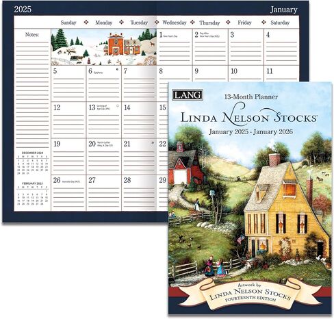 LANG Linda Nelson Stocks 2025 Monthly Planner (25991012100) in Saudi Arabia