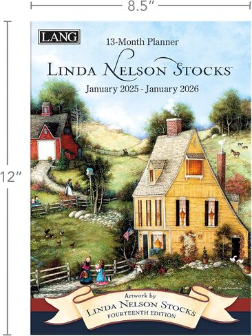 LANG Linda Nelson Stocks 2025 Monthly Planner (25991012100) in Saudi Arabia