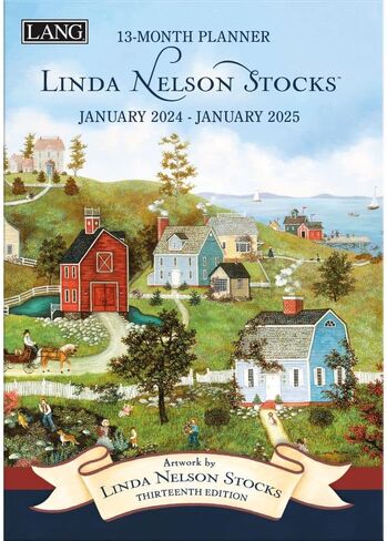 LANG Linda Nelson Stocks 2025 Monthly Planner (25991012100) in Kuwait