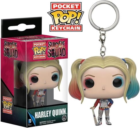 Funko POP Keychain: Suicide Squad - Harley Quinn Action Figure in Saudi Arabia
