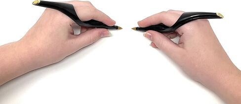 Grandee Ring Pen Ergonomic Ball Point Pen with 2 Refills (Black Ink) in Saudi Arabia