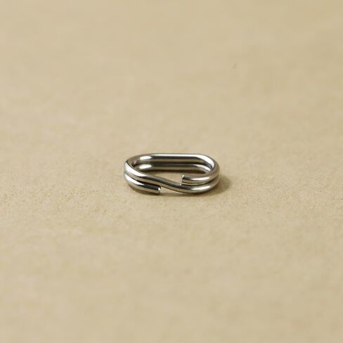 20Pcs Oval Double Jump Rings for Jewelry Making, Key Rings for Keychains, Stainless Steel Crafts Double Split Rings Fishing (M, Silver) in Kuwait